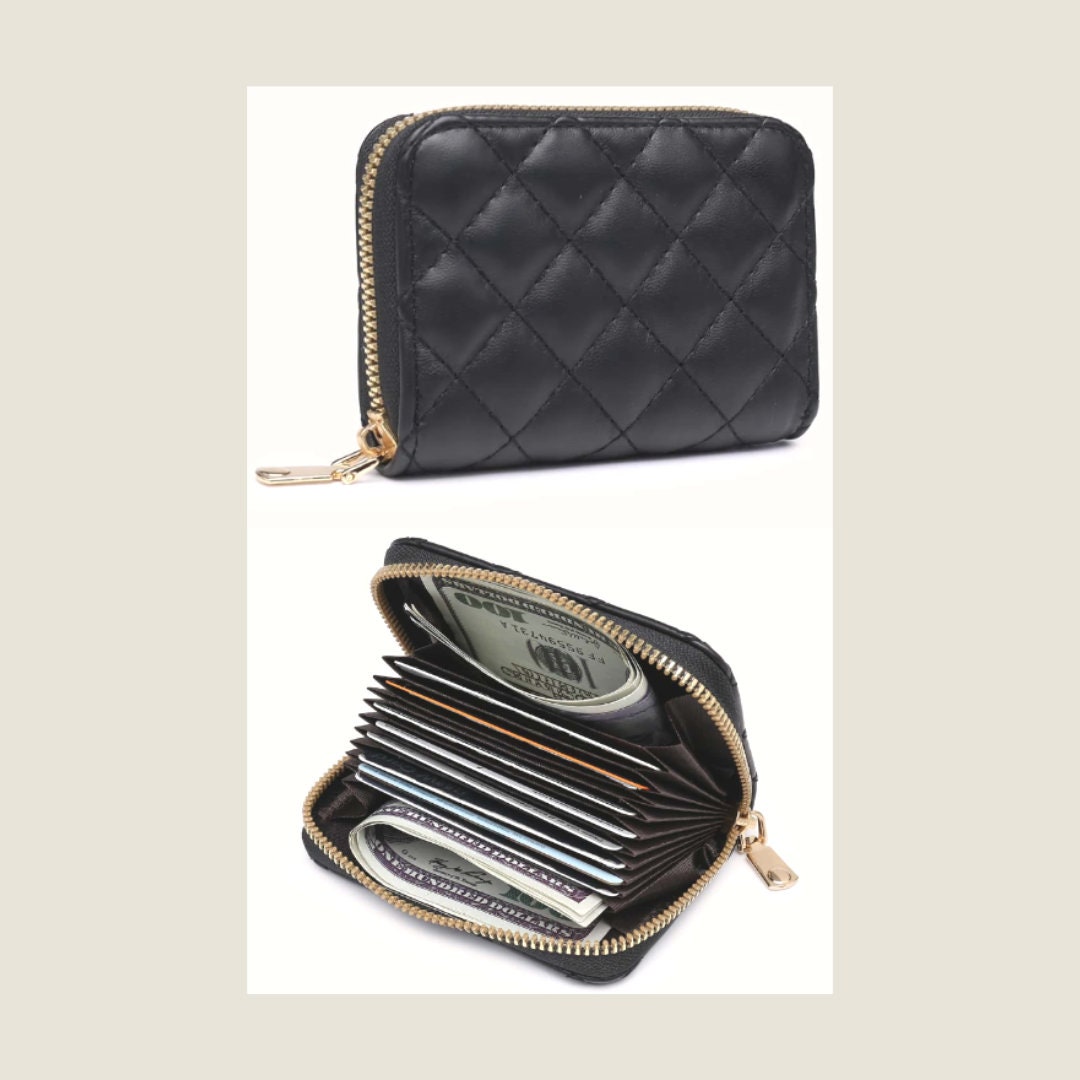 Women Wallet Leather Zip Coin Purse Clutch Handbag Small Mini Card