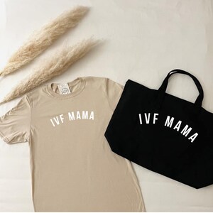 Ivf Mom Shirt and Bag Set | Ivf Mom Shirt | Ivf Transfer Day Shirt | Ivf Mama Shirt | Ivf Mom Bag | Ivf Mom Gifts