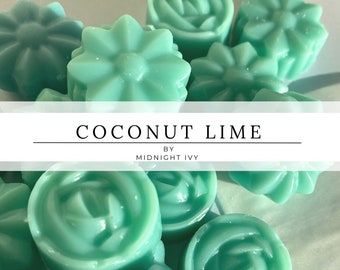 Luxury Pet Friendly Wax Melts | Coconut & Lime l Long lasting fragrance, Eco Soy Wax, Non-toxic, Eco conscious packaging, Gift idea