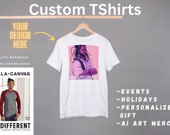 Custom T-shirt, Mens and Womens Custom Shirt, Personalized T-shirts, Customized Apparel, Custom Tee, Mens Custom Shirt, Womens Custom Shirt