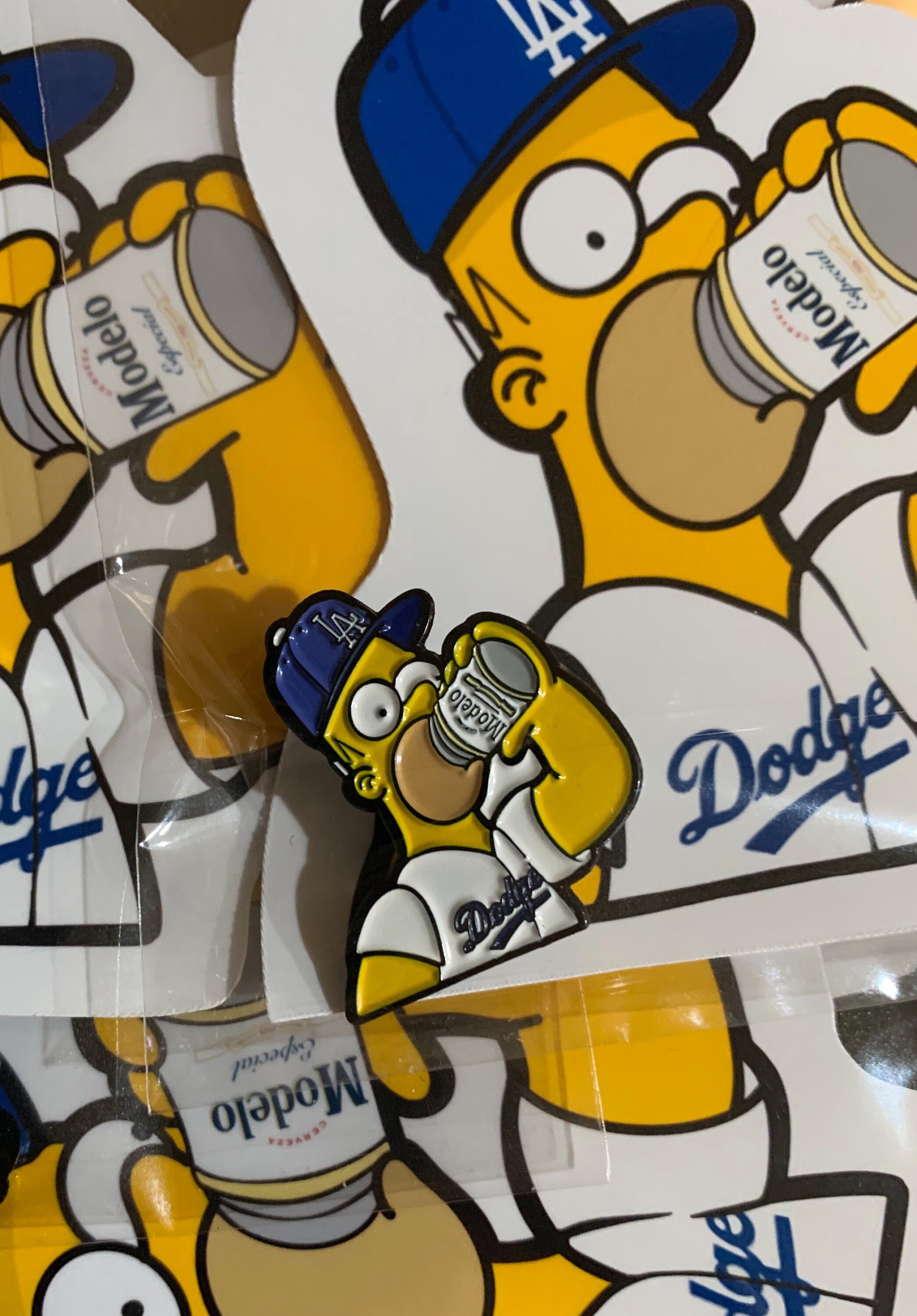 Dodger homer pin