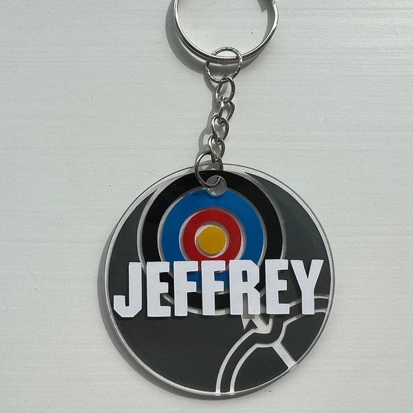 Archery - Sports Keyring - Team Gift - Personalised