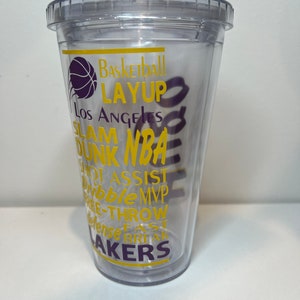 NBA Tumbler Cup – Personalised Basketball Gift – Choose Your Team