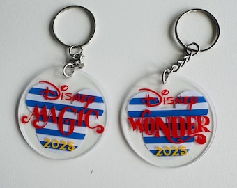 Cruise Ship Keyrings - Fish Extender / Pixie Dust Gifts