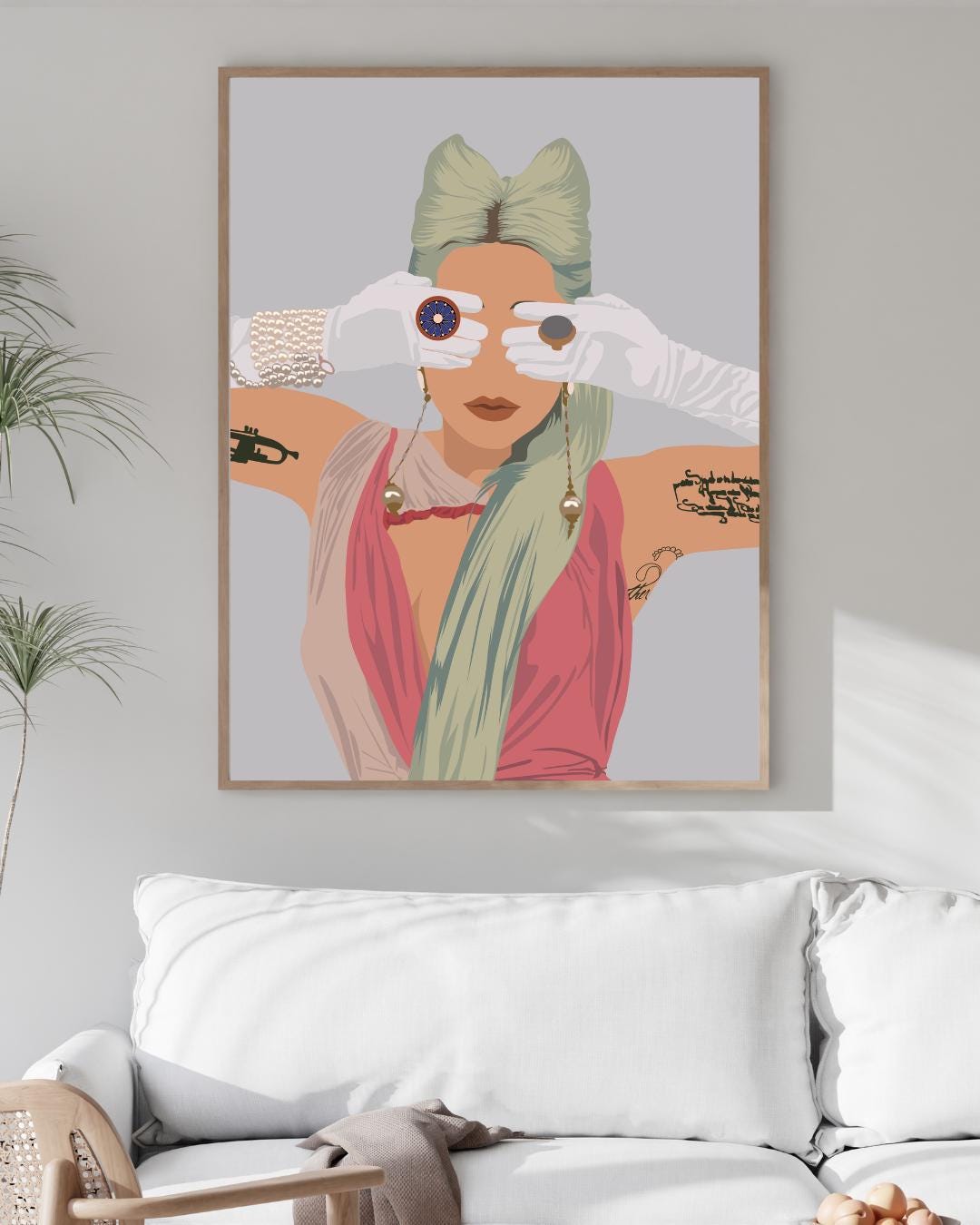 Lady gaga poster - Etsy 日本