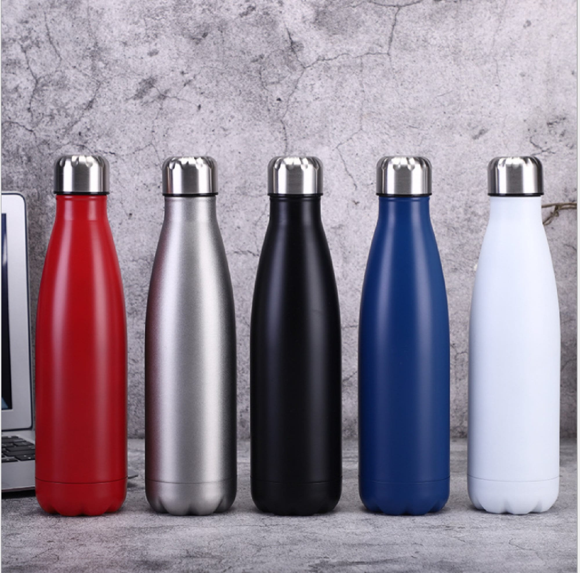 500ML Minimalist Stainless Steel Thermal Bottle Large Etsy