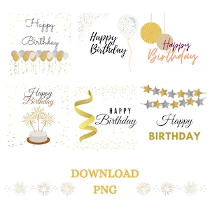 happy birthdayprintable imagesprintable stickersinstant etsy