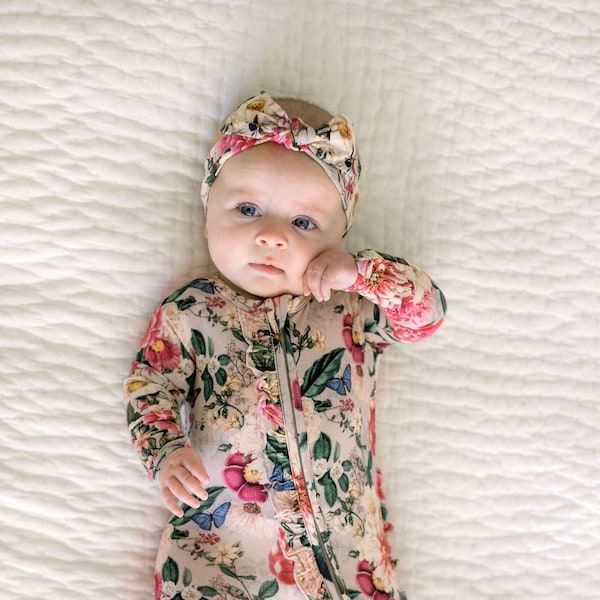 Newborn One Piece Zipper Sleepers Etsy