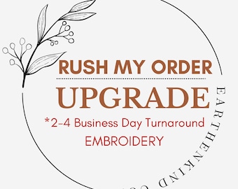 RUSH FEE - 2-4 Business Day completion and ship