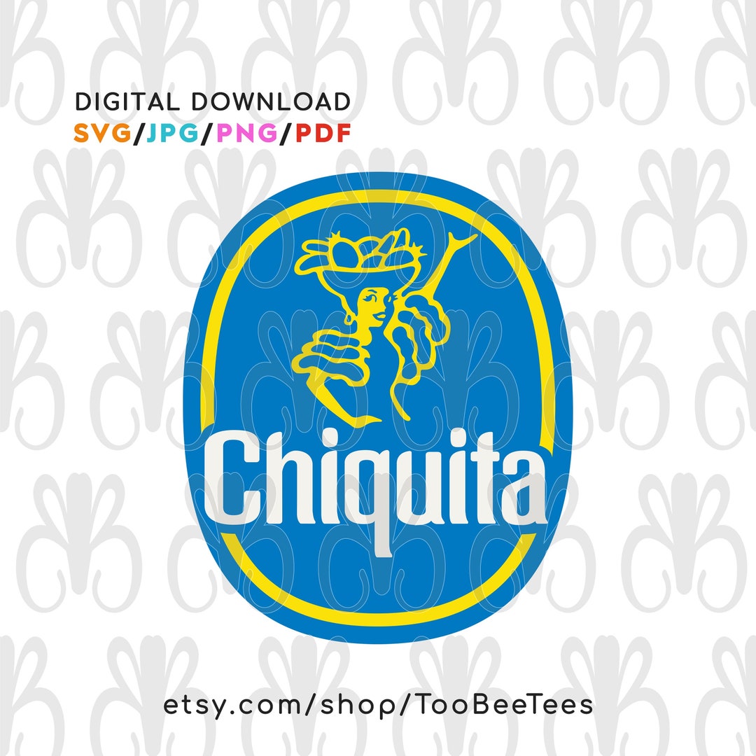 Chiquita Banana Old and New SVG Cut Files, JPG, Pdf, Png DIY Coffee Mug