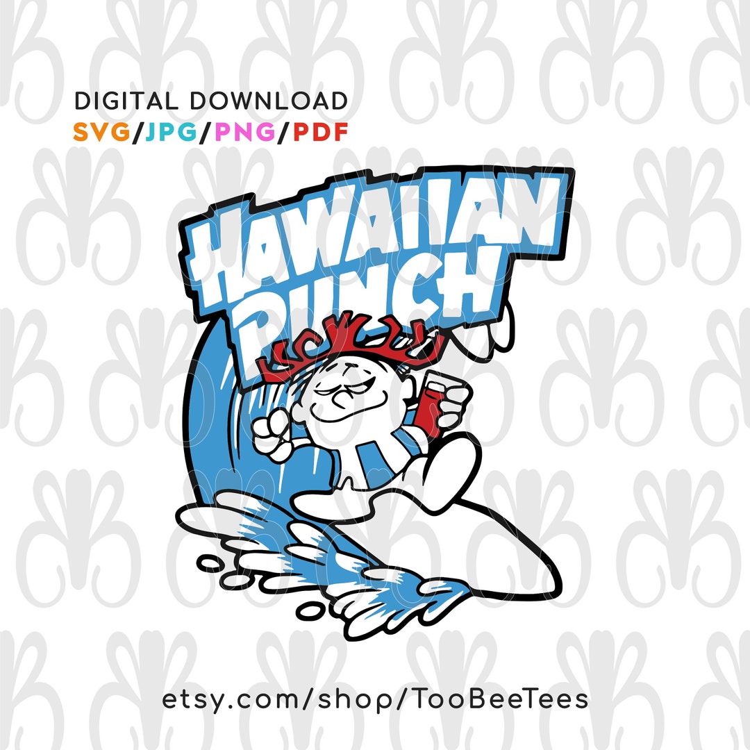Hawaiian Punch SVG Cut Files JPG Pdf Png DIY Coffee Mug - Etsy