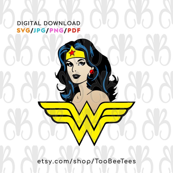 Wonderwoman Art - Etsy