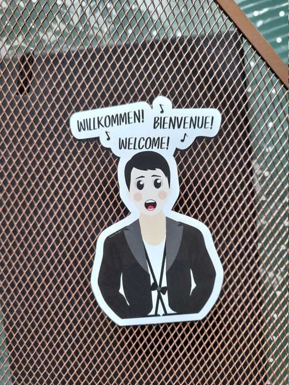 Schitt's Creek Patrick Brewer Cabaret Vinyl sticker Card Making