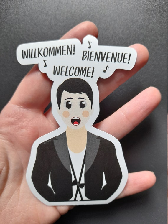 Schitt's Creek Patrick Brewer Cabaret Vinyl sticker Card Making