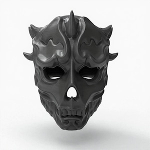 3D Doom Slayer Helmet STL File | Printable DOOM Cosplay Helmet | Halloween Costume Prop | Battle Ready Detailed 3D Print Model