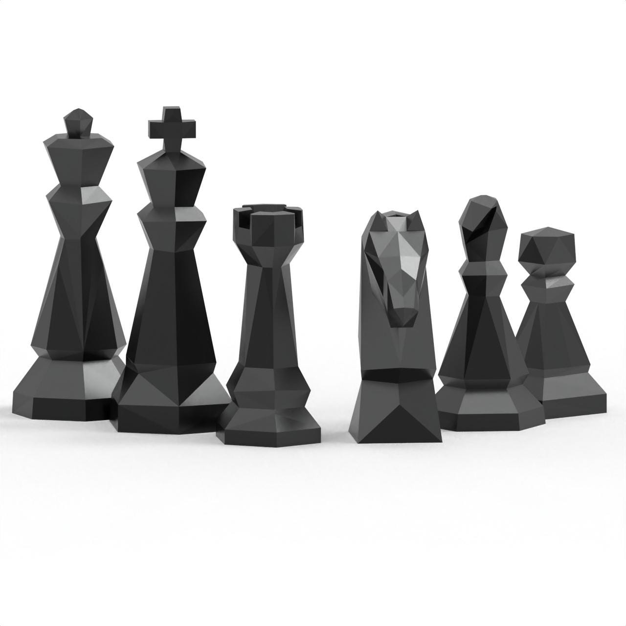 Jeu d'échecs de qualité supérieure fait à la main en marbre noir et océanique de 38,1 cm avec boîte de rangement – Échiquier de luxe en pierre naturelle et pièces – Jeu