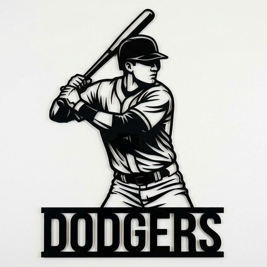 Stl File Sports Baseball Player STL File, 3D Printable Wall Art, Sports Decor STL ...