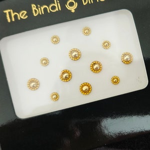 Gold/Silver Classic Bindi Gold Mixed sizes