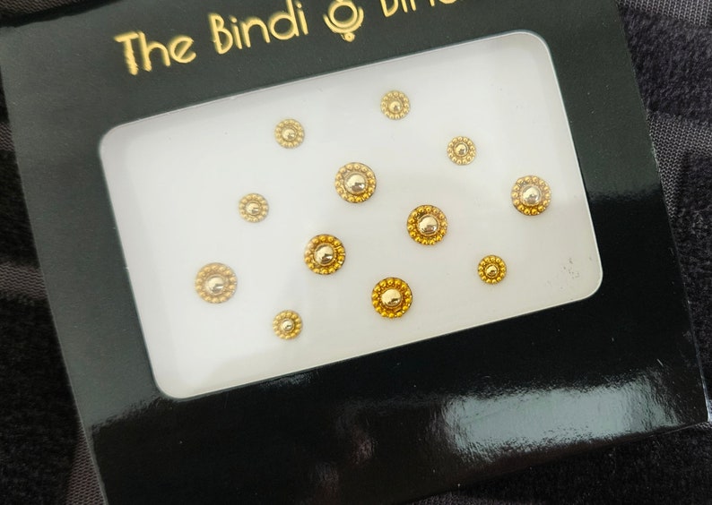 Gold/Silver Classic Bindi Gold Mixed sizes