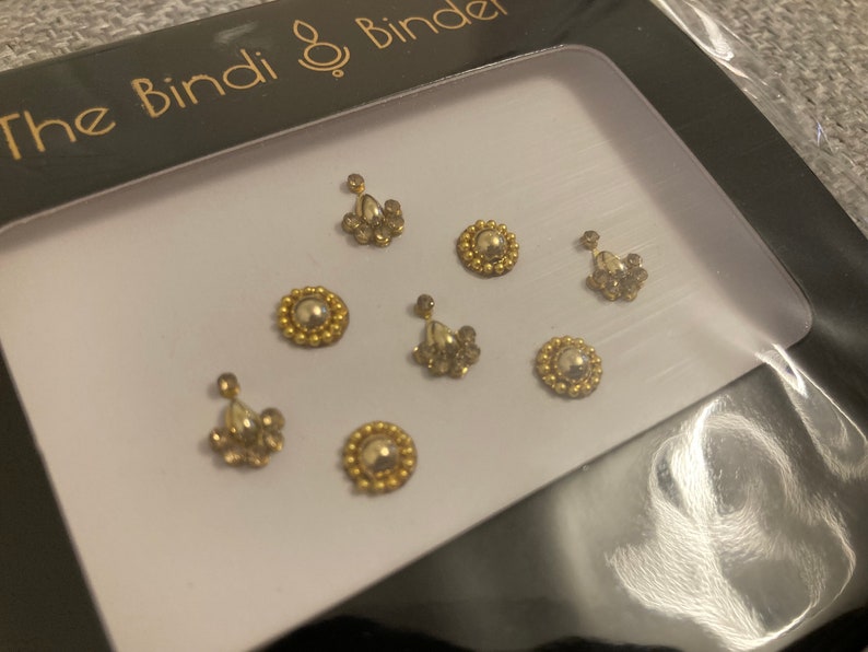 Gold/Silver Classic Bindi Gold Mix