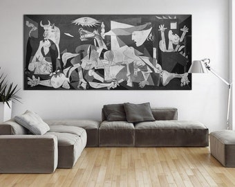 Canvas Print Large Picasso Abstract Figure Painting Posters And Prints Decorative Wall Art Pictures For Living Room Decoration 60x80cmx2 Bronze