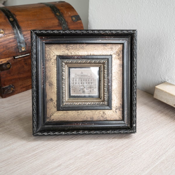 Vintage ornate picture frame 4x5 Baroque photo frame, table or wall decor