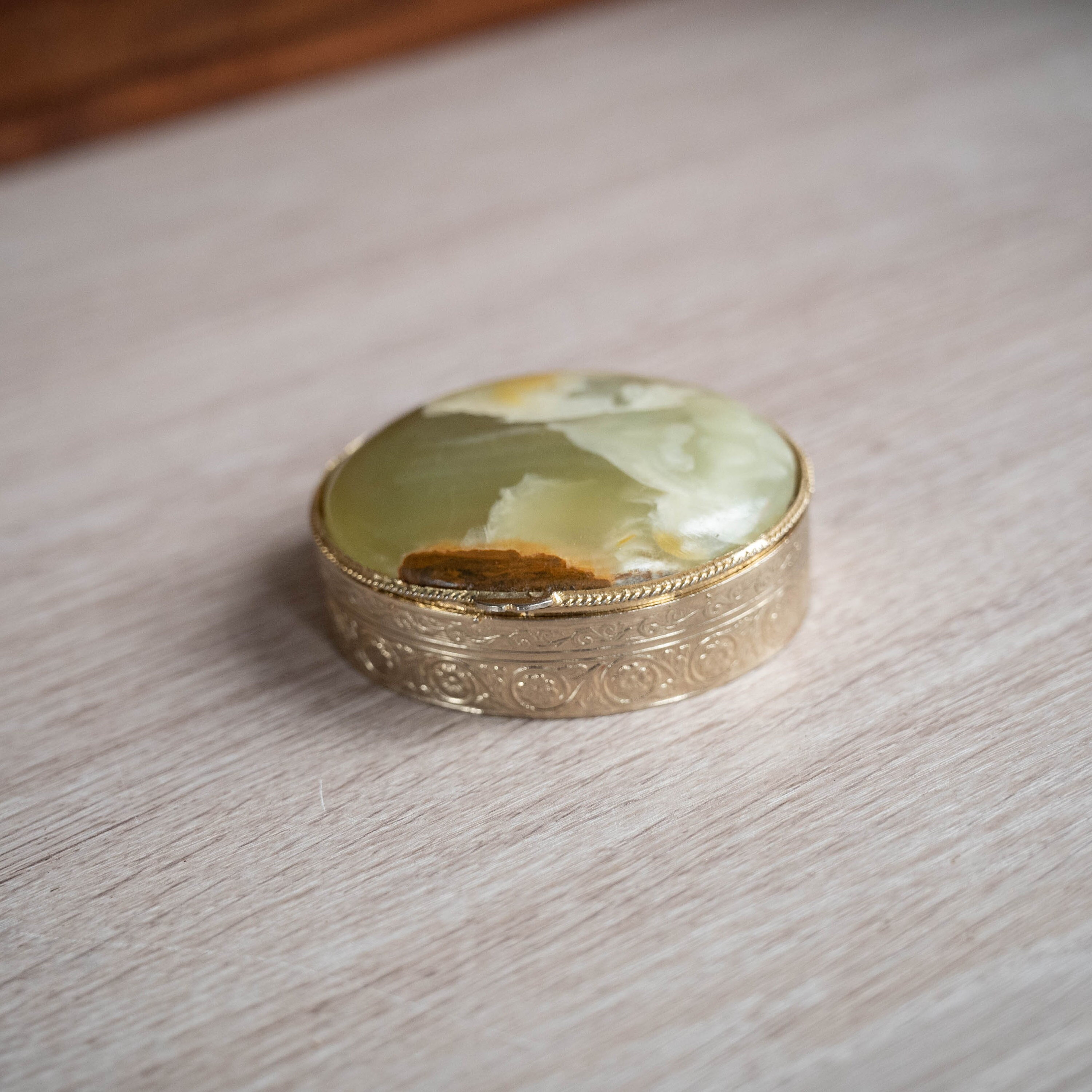 Pill + Gold Small Tray