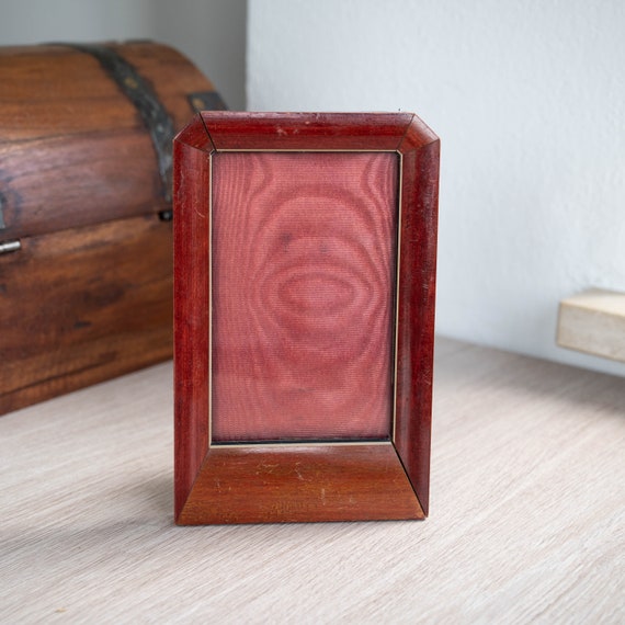 Art Deco Picture Frame Antique Wood Photo Frame in Art Nouveau Etsy
