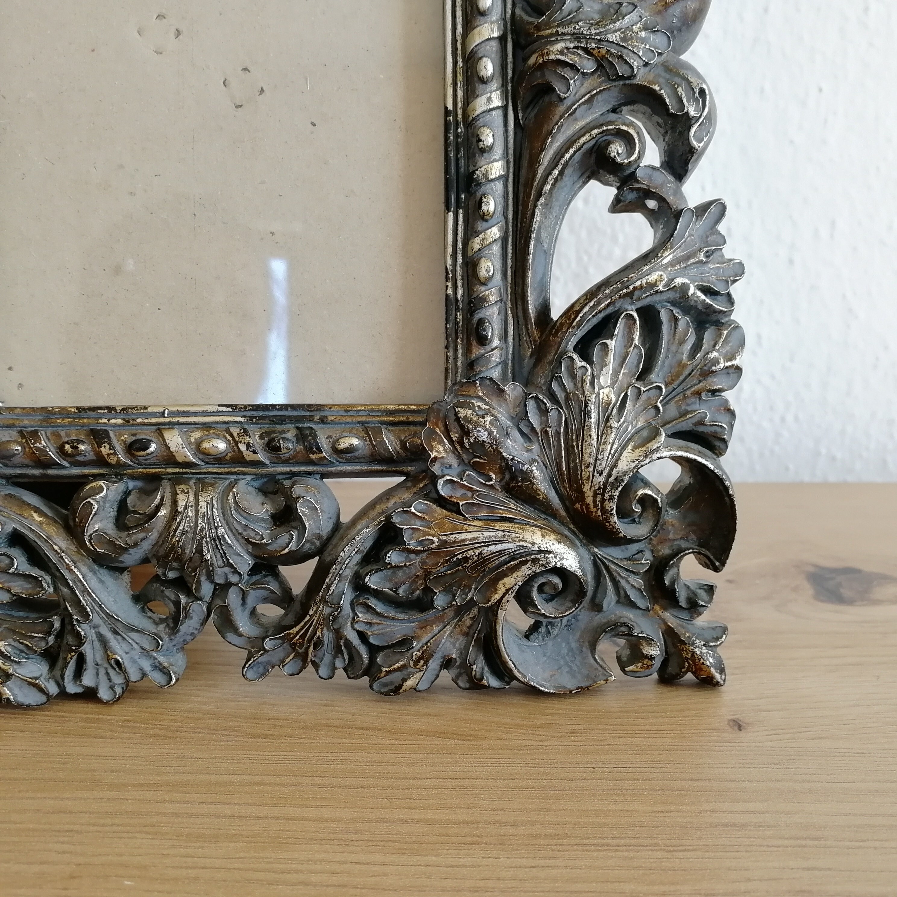 Silver baroque frame 4x6 Victorian picture frame Ornate Etsy