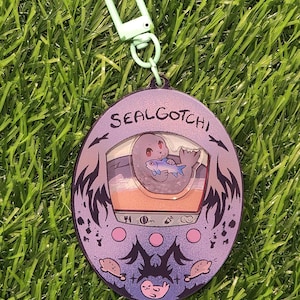 Seal Tamagotchi Inspired Shaker Charm 3 In - Etsy Denmark
