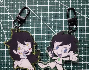 Homestuck Jade and John 2.5in Charms