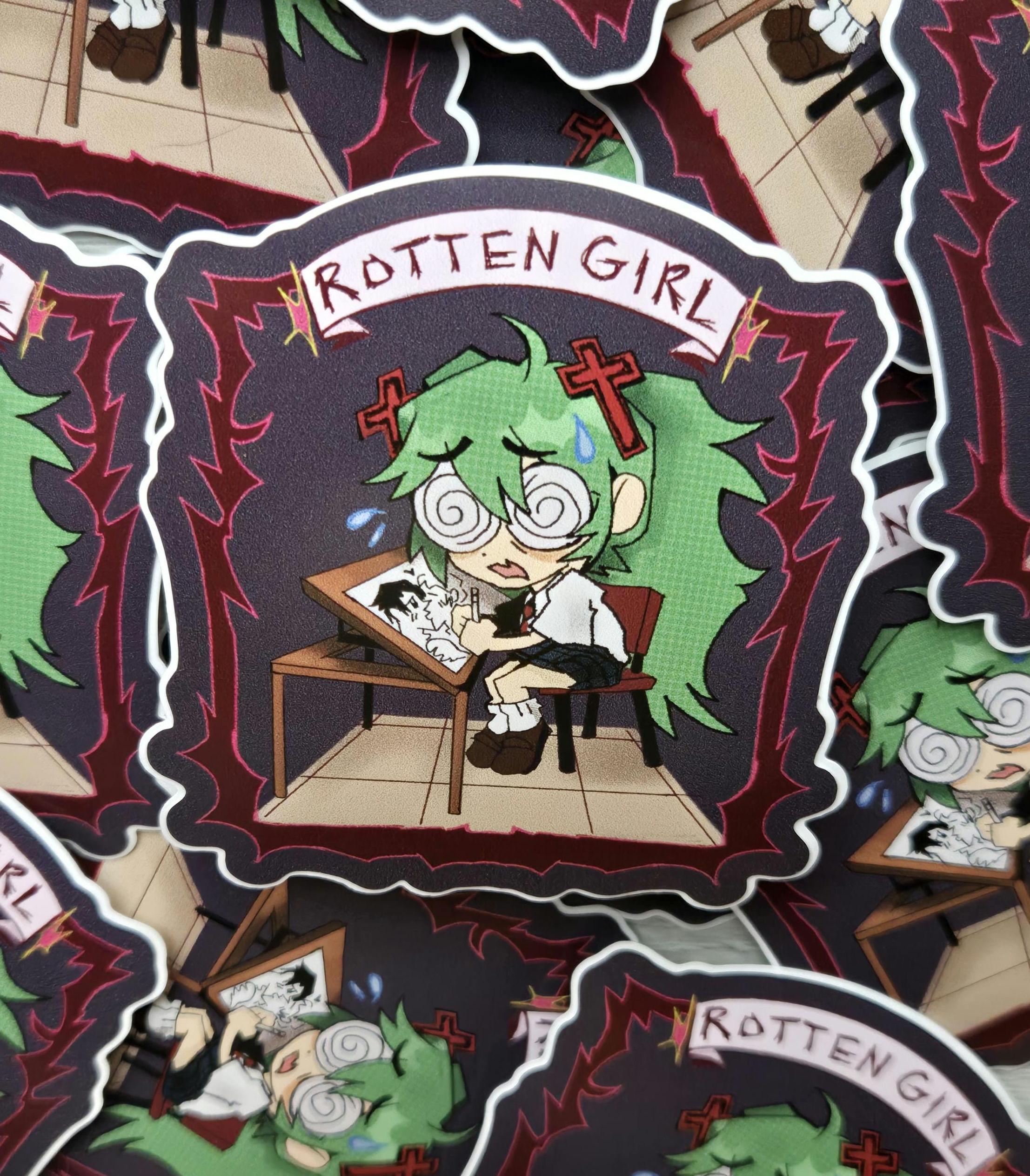 Rotten Girl Miku 3in Sticker - Etsy