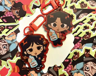 MOUTHWASHING game 2 Inch Charms  : Anya, Daisuke INSTOCK