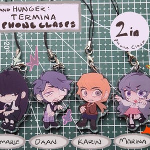 Fear and Hunger: Termina 2in Phone Clasps Marina, Karin, Daan, Samarie