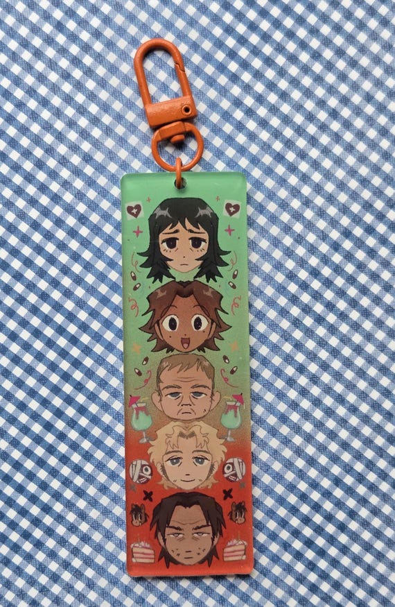 MOUTHWASHING Game 4 Inch Charm: Curly, Anya, Daisuke, Swansea
