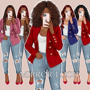 Fashion clipart girl, Black woman clipart, Girl boss clipart, do it yourself, girl boss png, girl clipart, boss lady clipart. girl boss