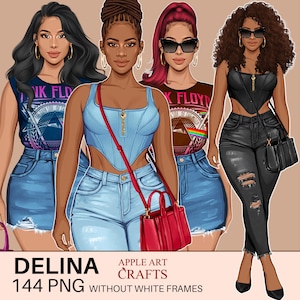Black Woman ClipArt, Girl Boss ClipArt, Black woman PNG, Lady Boss png Melanin girl Coffee Boss sublimation, Lady Boss ClipArt, Boss Lady