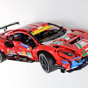 Wall Mount for LEGO® Technic 42125 Ferrari 488 GTE “AF Corse #51”