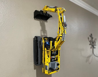 Vertical Wall Mount for LEGO® Technic 8043 Motorized Excavator