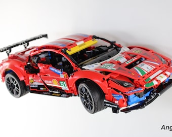 Wandhalterung für LEGO® Technik 42125 Ferrari 488 GTE “AF Corse #51”
