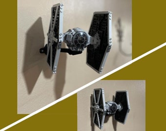 Wall Mount for LEGO® Star Wars 75300 Imperial TIE Fighter