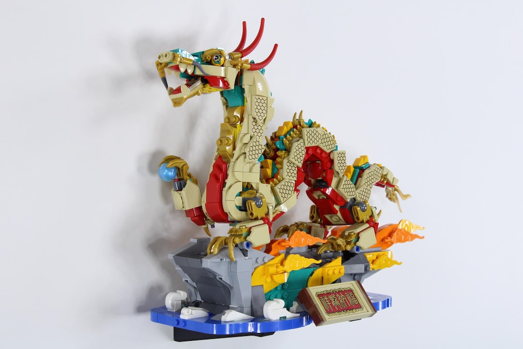 Wall Mount for LEGO® 80112 Auspicious Dragon - Etsy