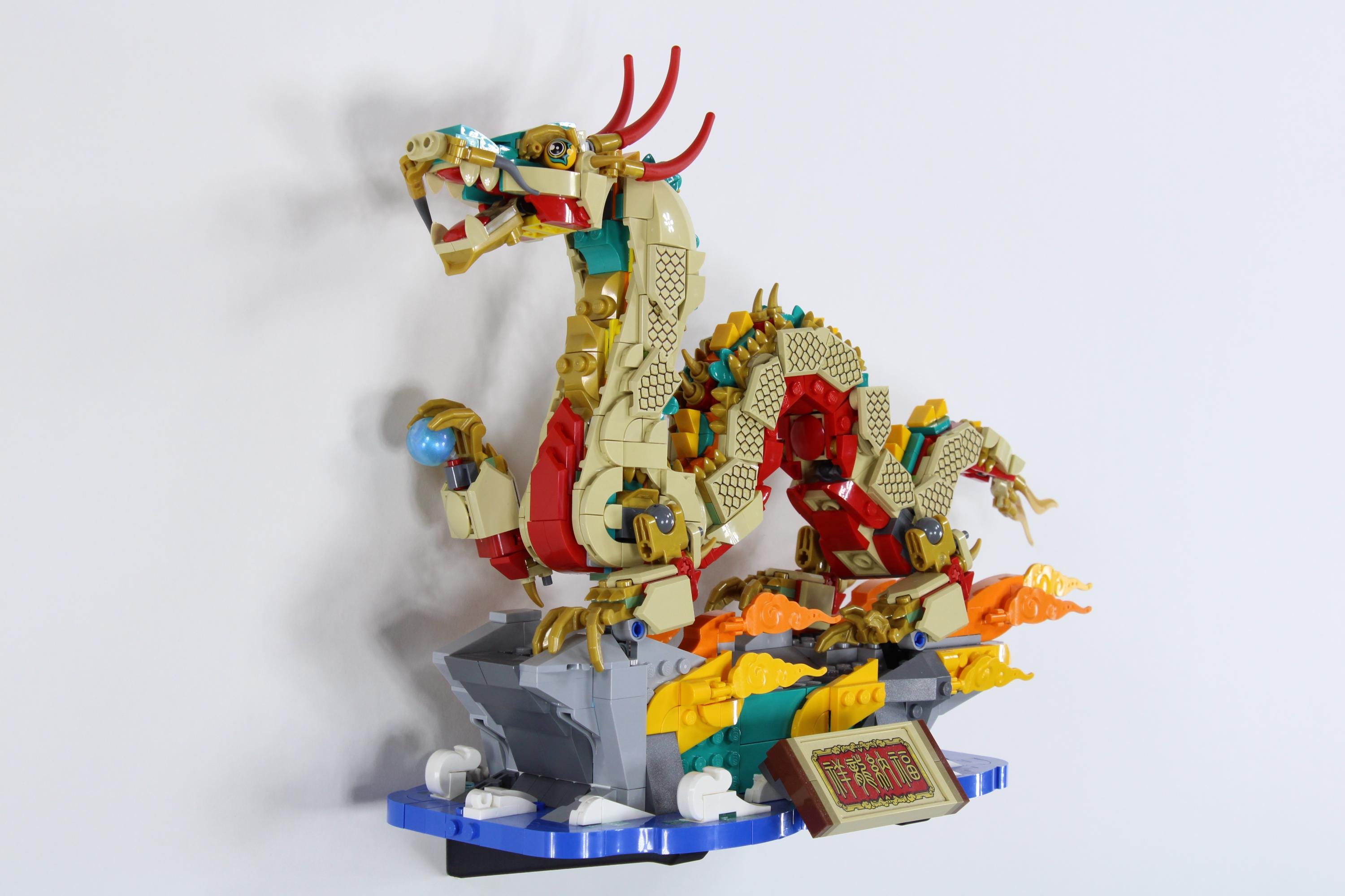 Wall Mount for LEGO® 80112 Auspicious Dragon - Etsy