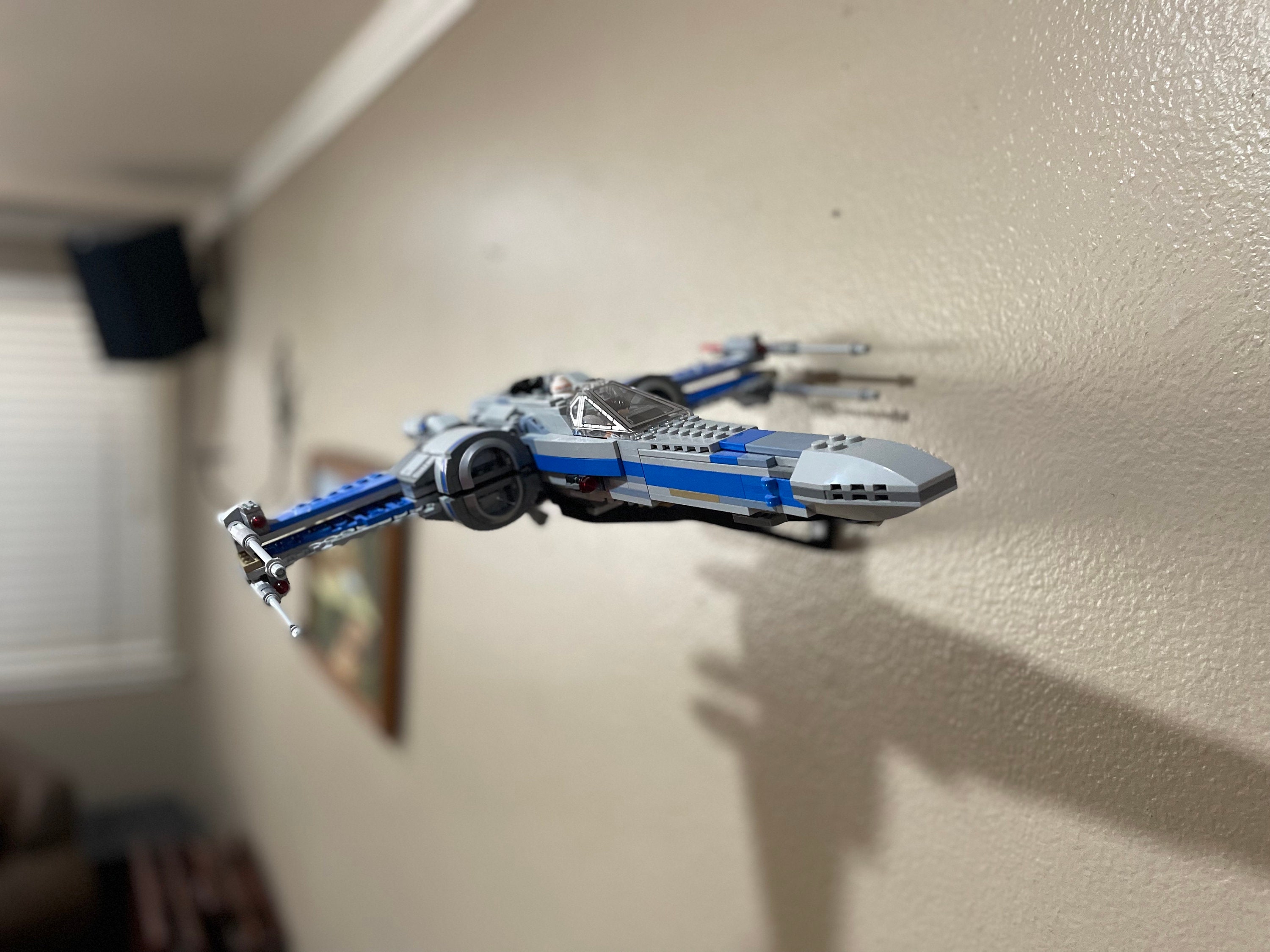 Wall Mount for LEGO® Star Wars Xwing Models 75273 75149 Etsy