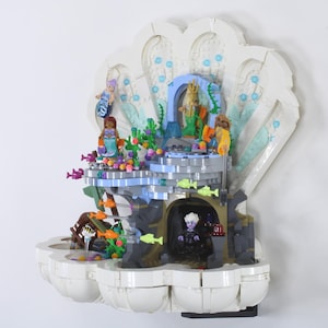 Wall Mount for LEGO® Disney 43225 The Little Mermaid Royal Clamshell