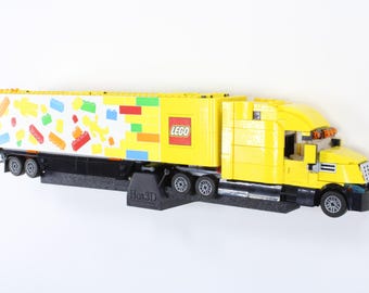 Wall Mount for LEGO® CITY 60440 Yellow Delivery Truck