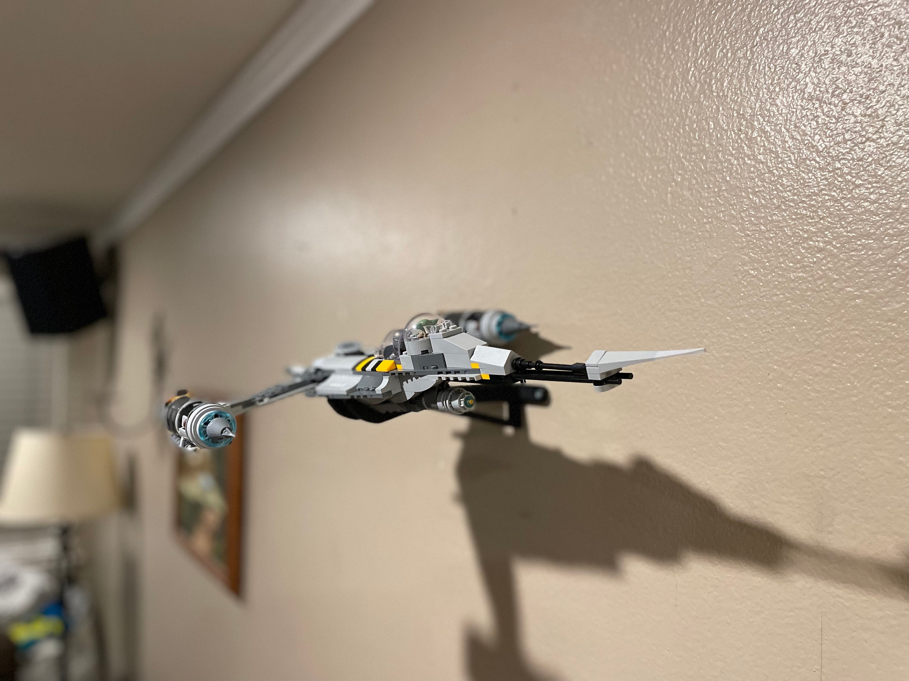 Wall Mount for LEGO® Star Wars™ 75325 the Mandalorian's N-1