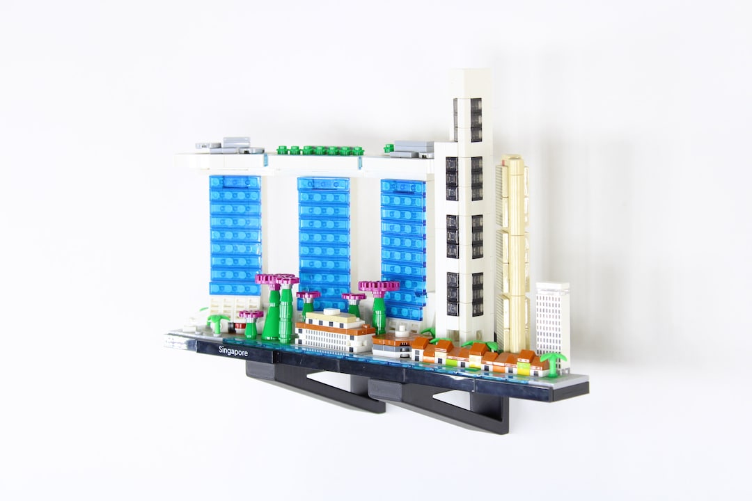 Wall Mount for LEGO® Architecture Skyline Collection Models