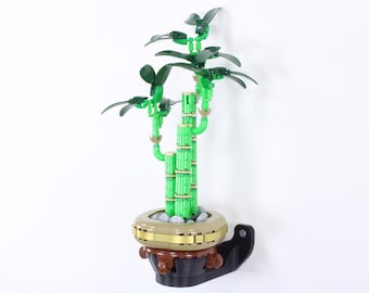 Rotating Wall Mount for LEGO® Botanicals 10344 Lucky Bamboo