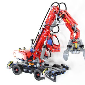 Wall Mount for LEGO® Technic™ 42144 Material Handler